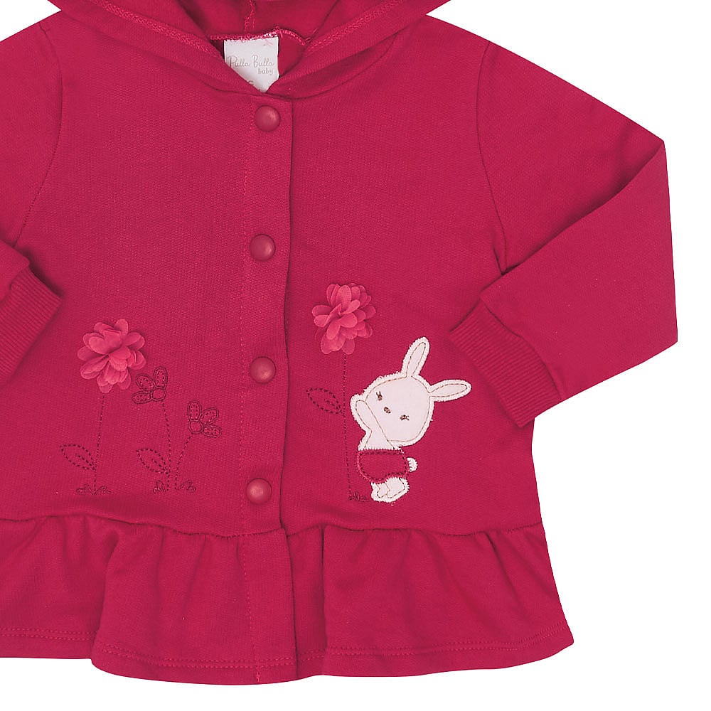 Conjunto Bebê Menina - Framboesa - 50126-593