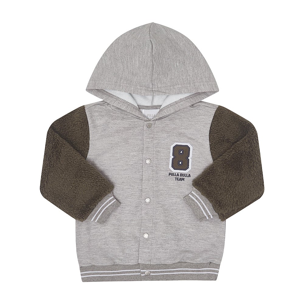 Conjunto Primeiros Passos Menino - Mescla Cinza - 50280-567