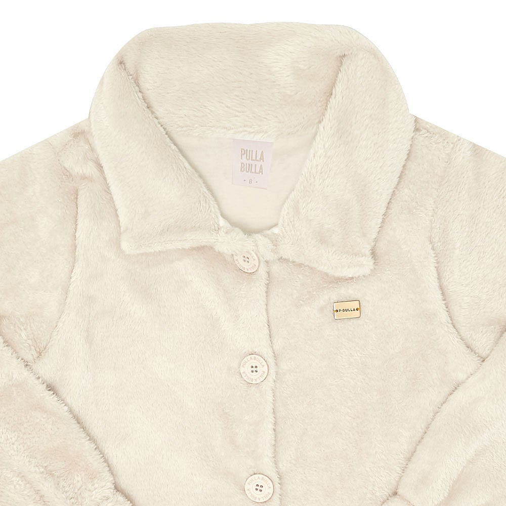 Casaco Infantil Menina - Creme - 50310-1255
