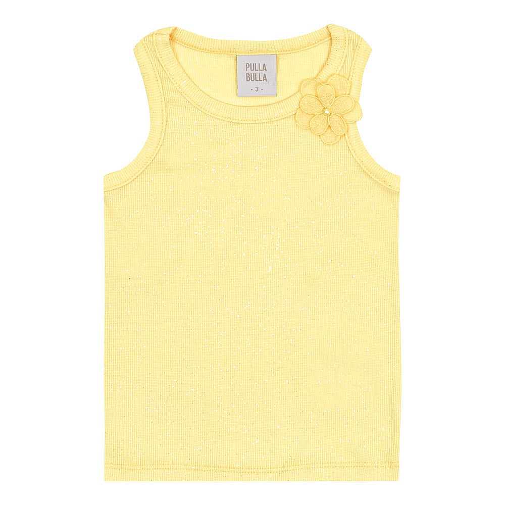 Blusa Amarelo Primeiros Passos Pulla Bulla Menina - 53301-1354