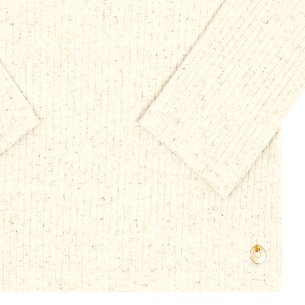 Blusa Primeiros Passos Menina - Natural - 52708-1331