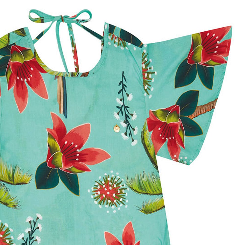 Vestido Infantil Menina - Digital Verde - 49312-1305