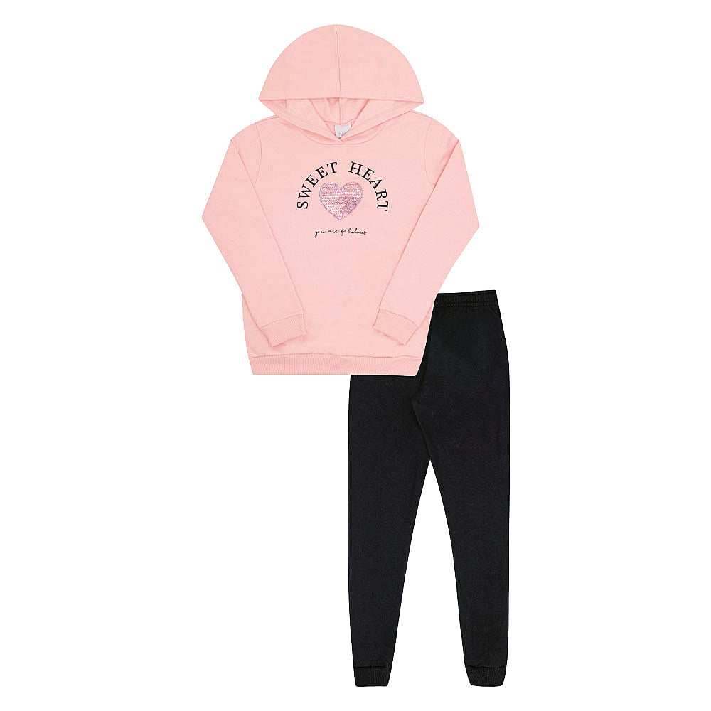 Conjunto Infantil Menina - Rosa - 52841-11