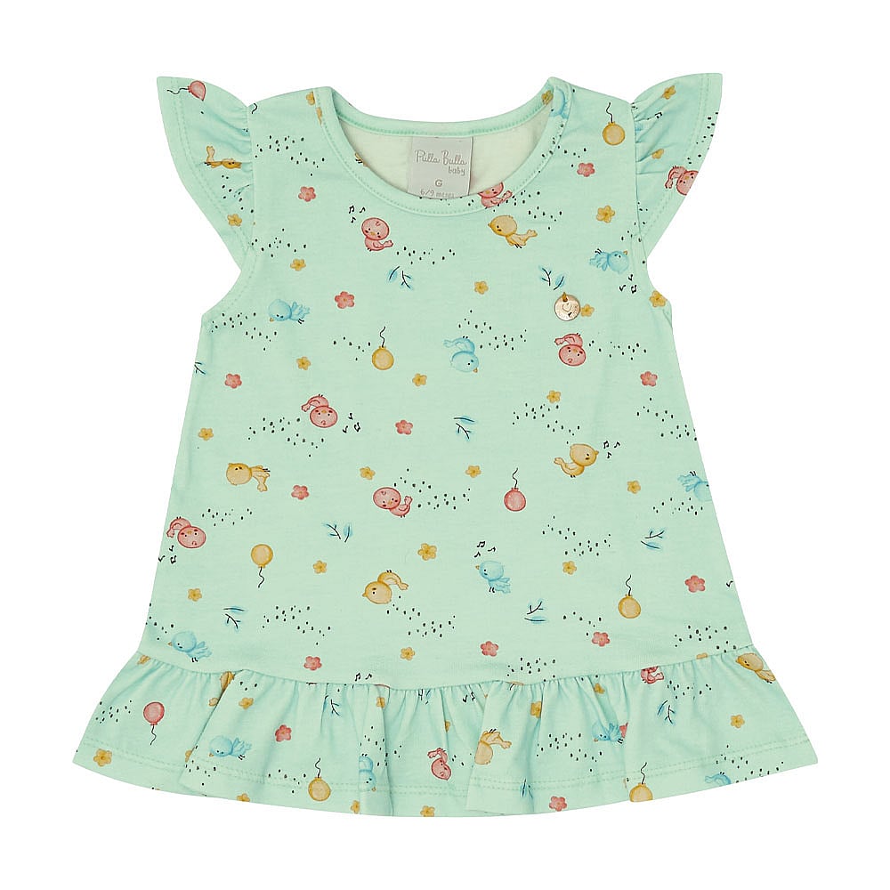 Conjunto Bebê Menina - Verde- 49122-1300