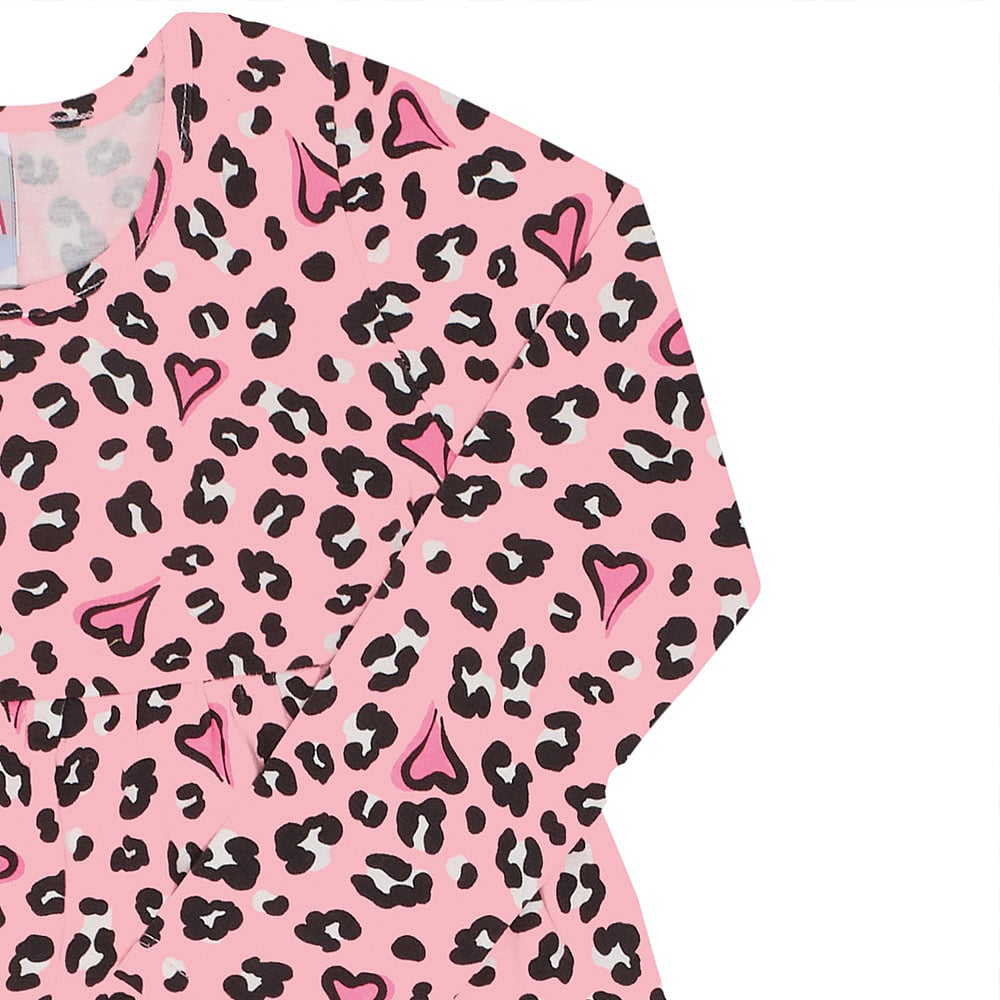 Vestido Bebê Menina - Rotativo Rosa Lumi - 47217-1193