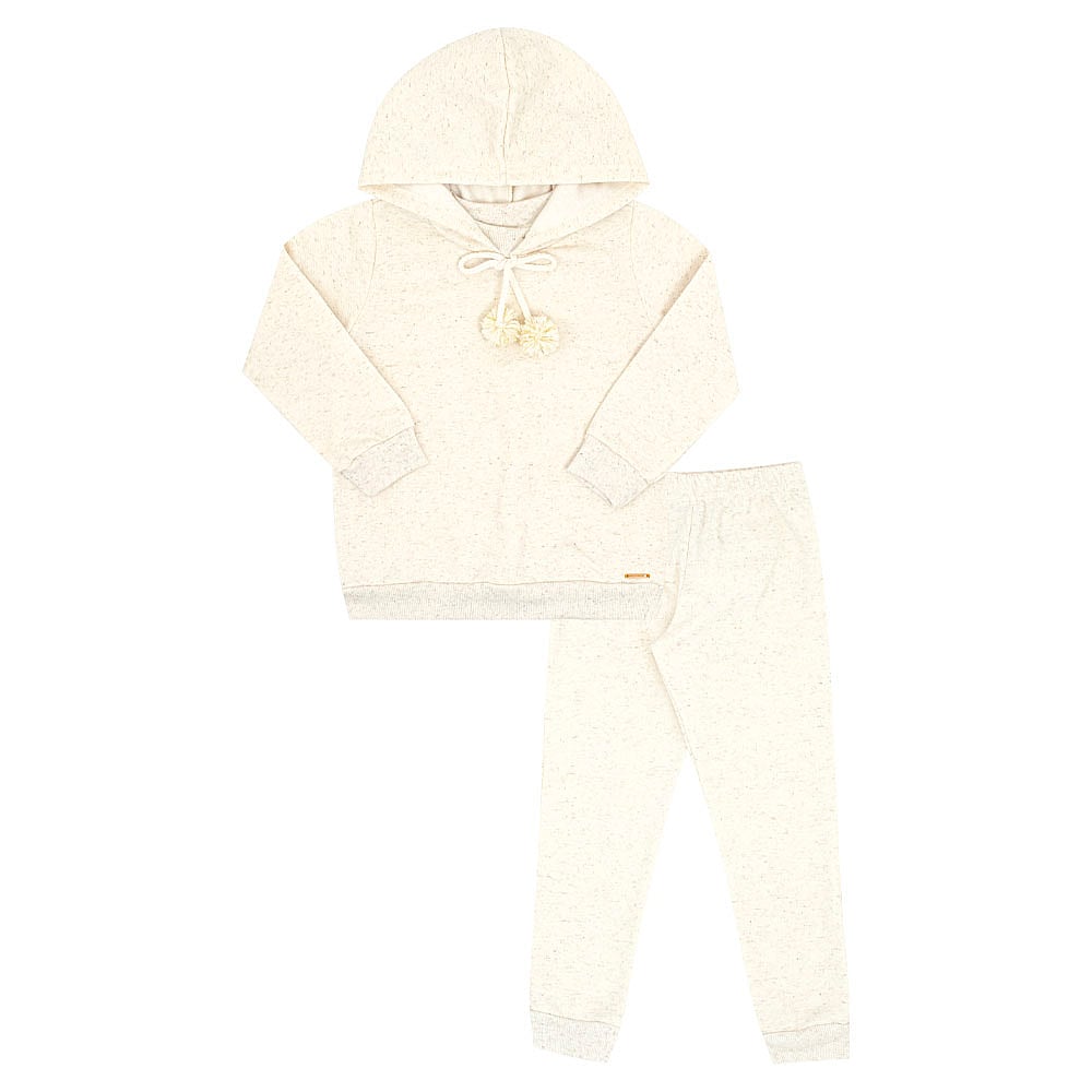Conjunto Primeiros Passos Menina - Natural - 52735-68