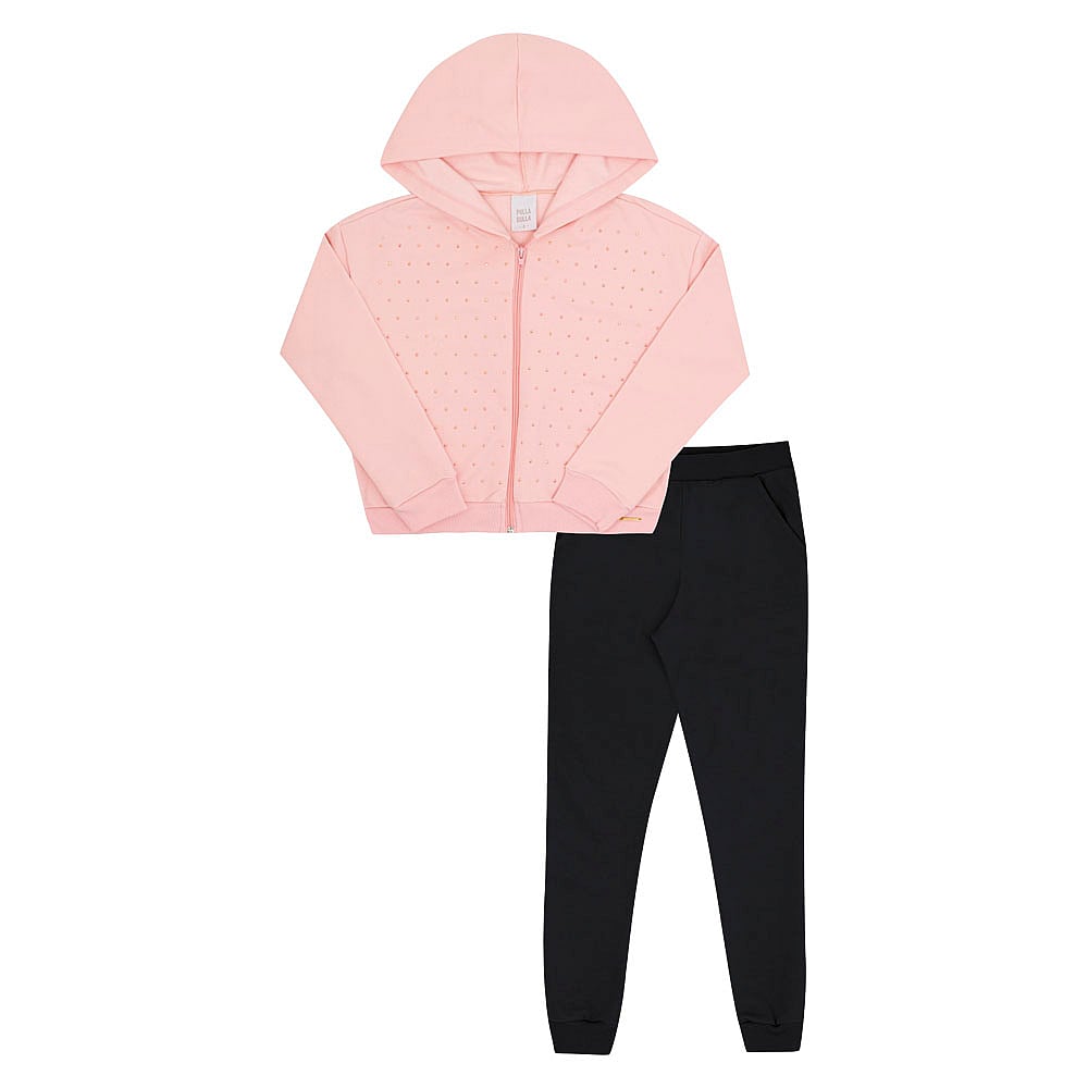 Conjunto Infantil Menina - Rosa - 52843-11