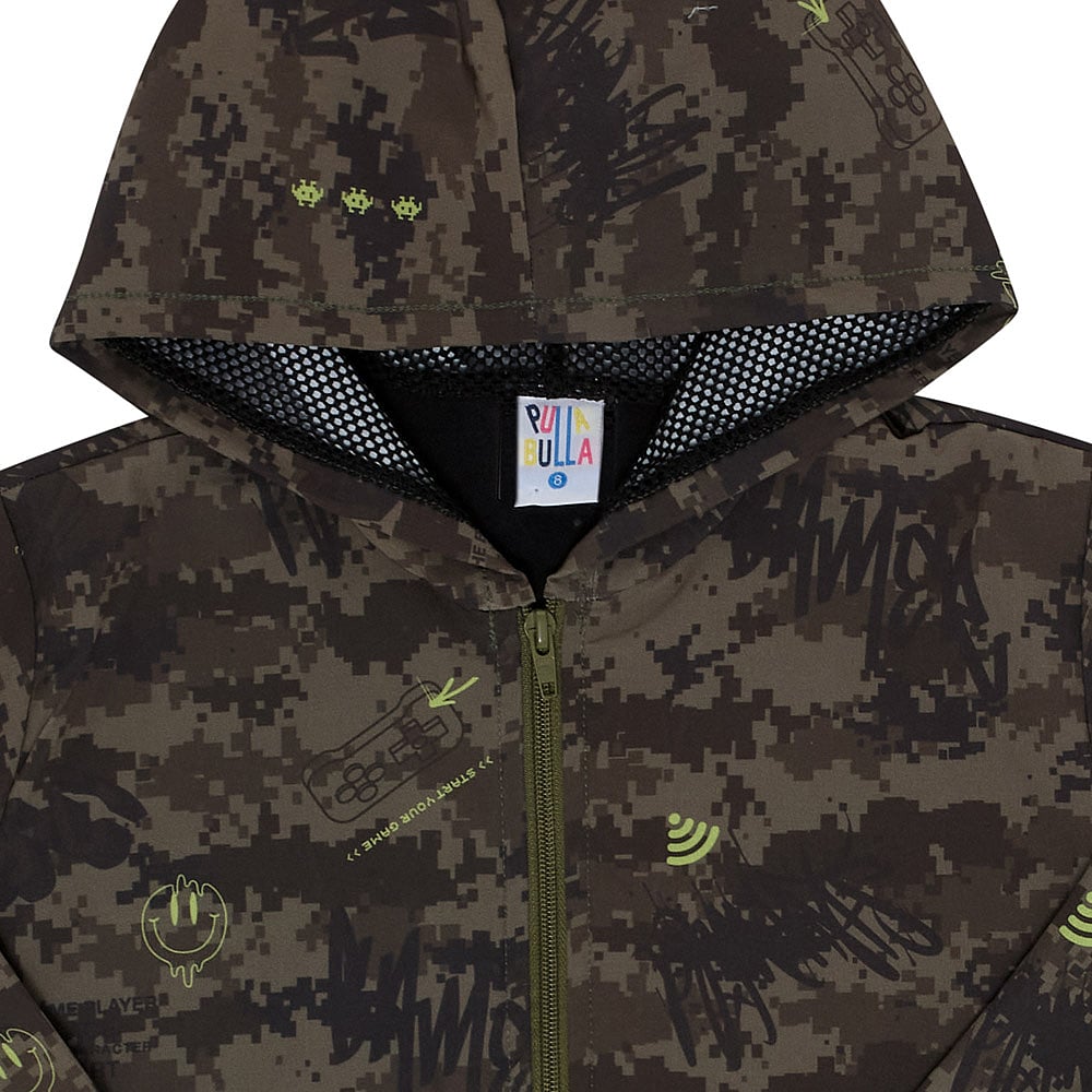 Jaqueta Infantil Menino - Sublimado Militar - 47459-1142