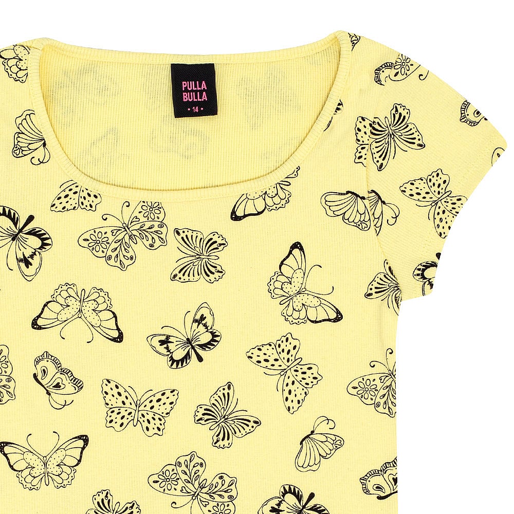 Conjunto Juvenil Menina - Amarelo - 50828-4