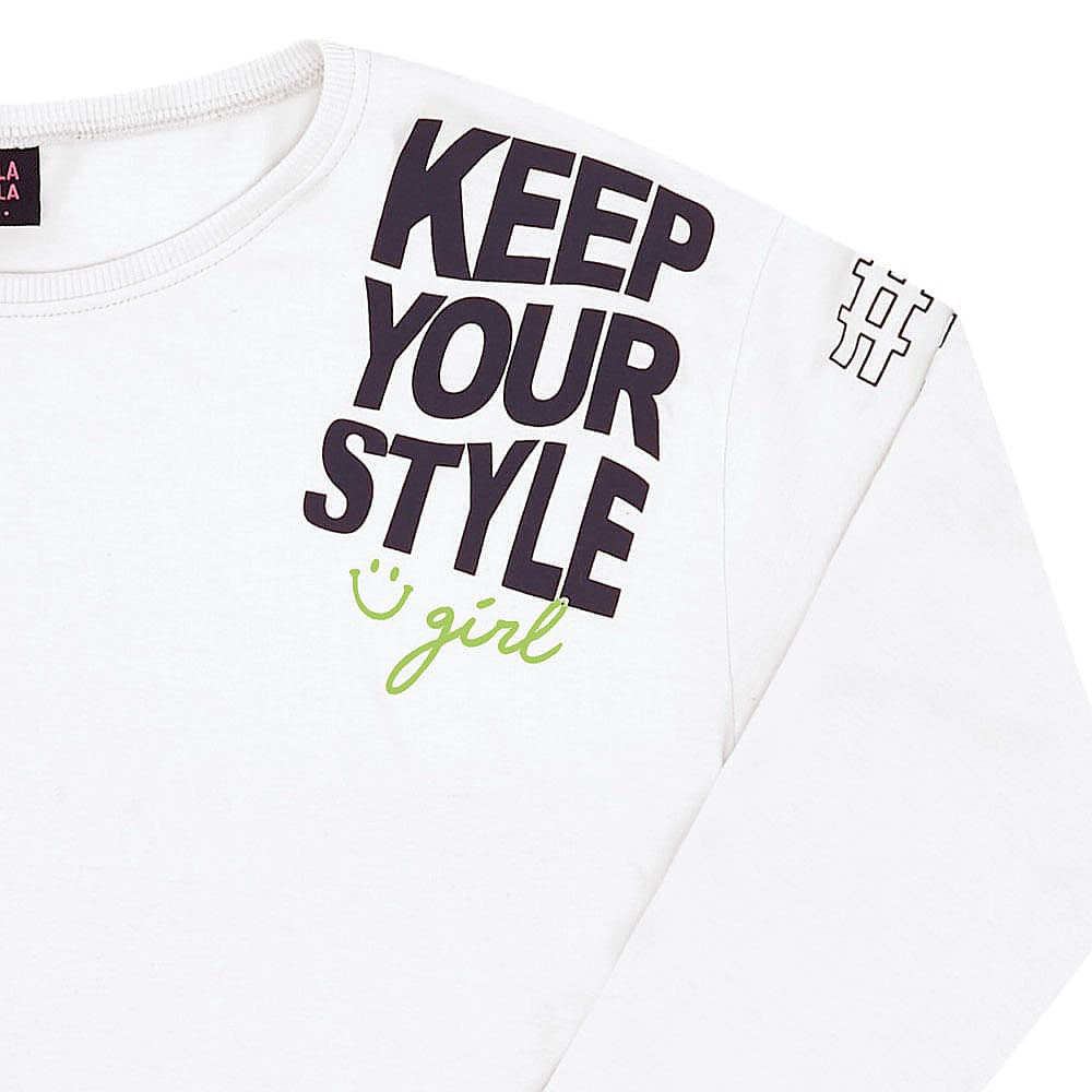 Blusa Juvenil menina - Branco - 49804-3