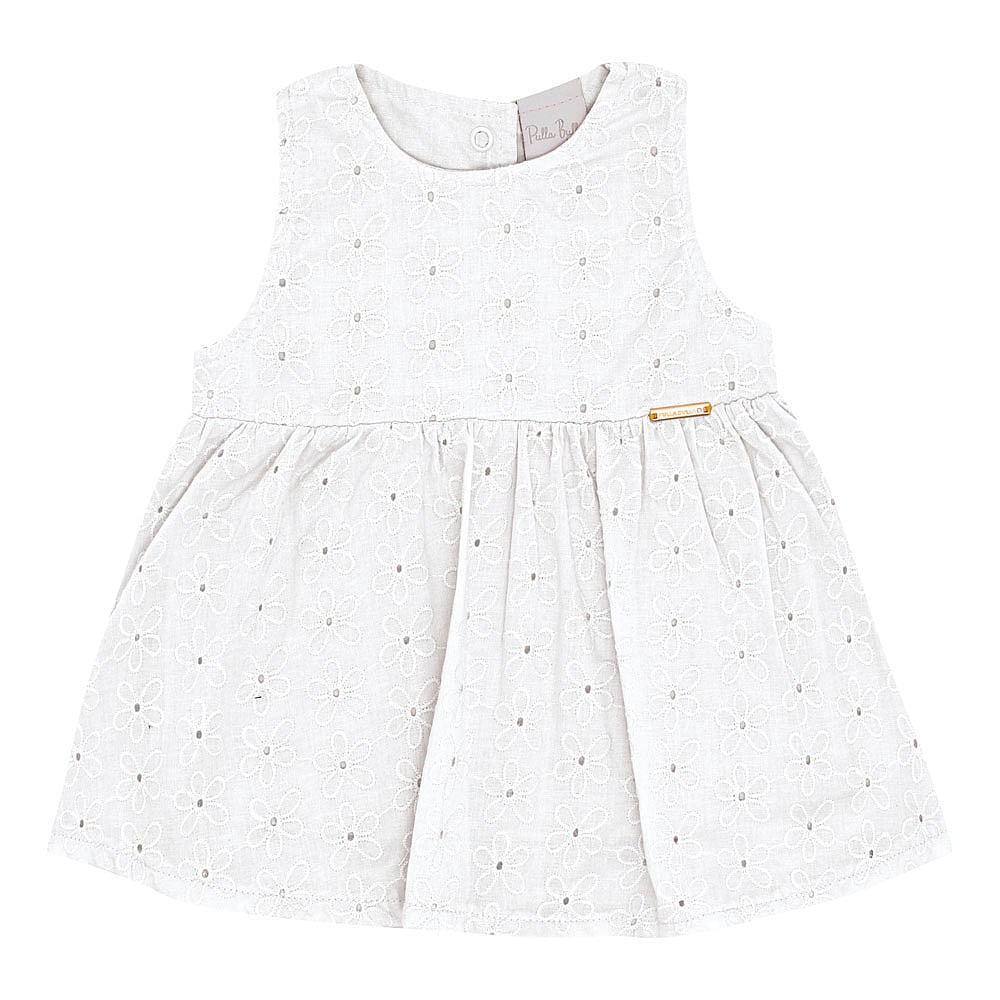 Conjunto Bebê Menina - Branco - 52122-3