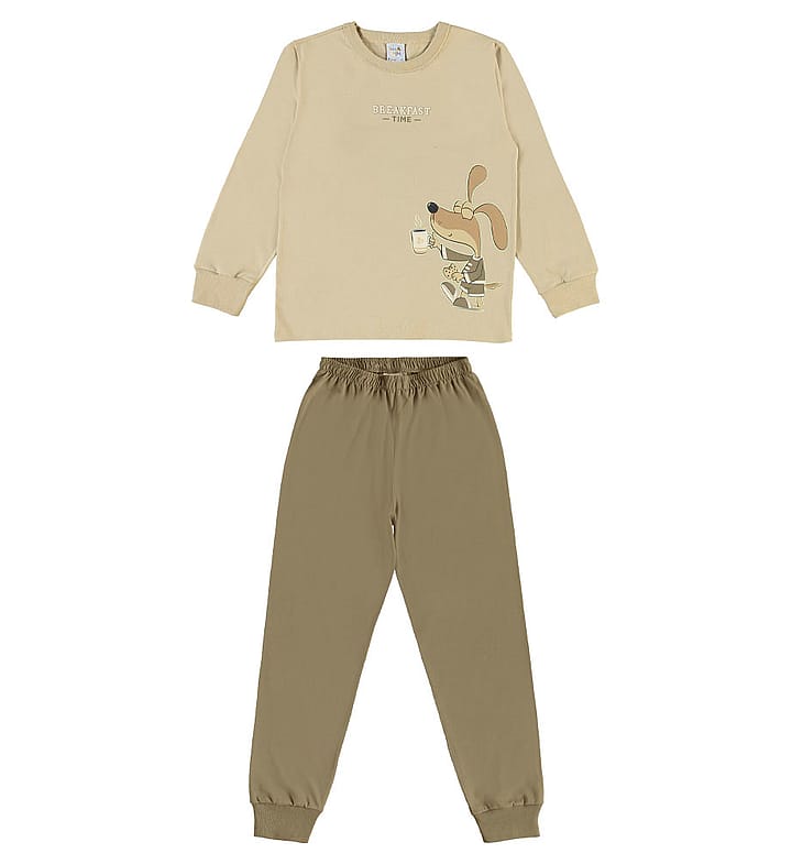 Pijama Verde Infantil Pulla Bulla Menino - 200974-1345