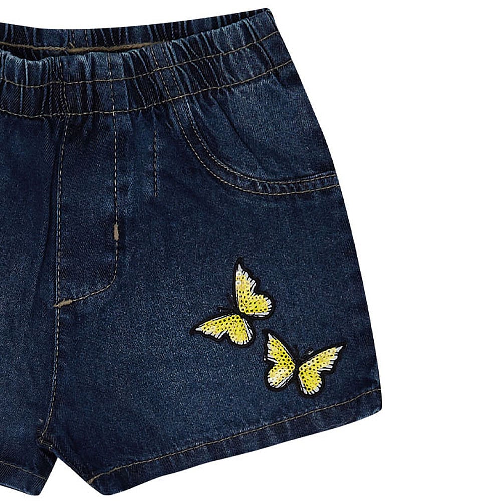 Conjunto Primeiros Passos Menina - Amarelo - 49216-4