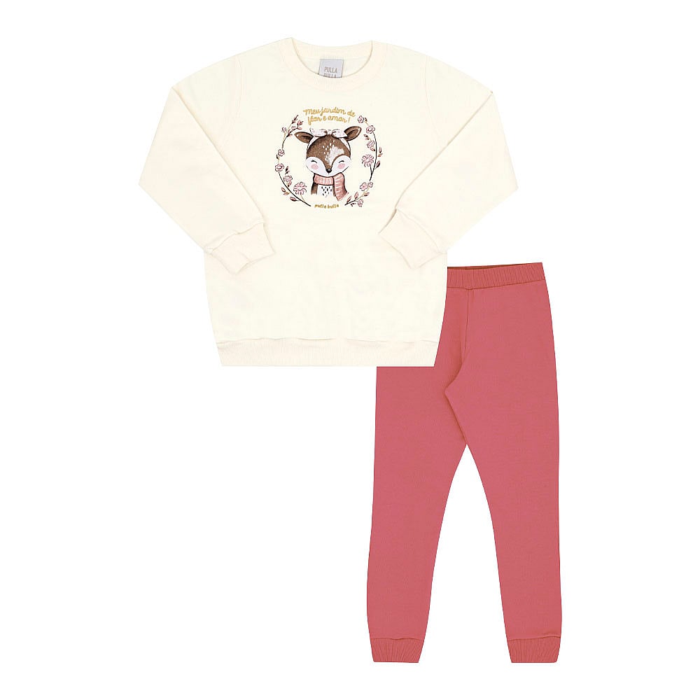 Conjunto Primeiros Passos Menina - Bege - 52729-1271