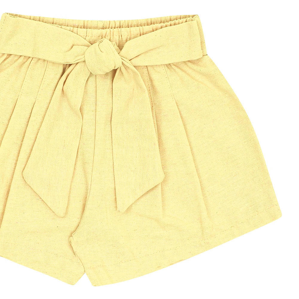 Conjunto Amarelo Primeiros Passos Pulla Bulla Menina - 53323-1363