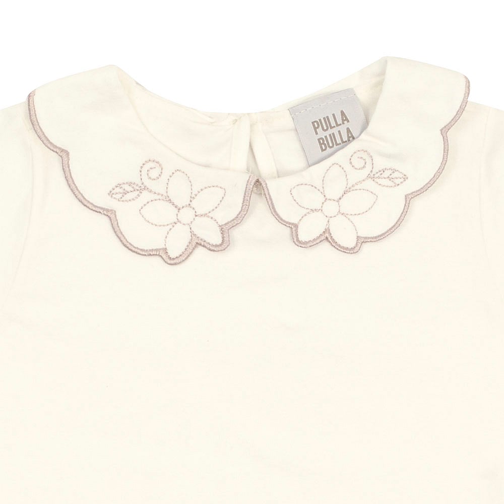 Conjunto Bege Primeiros Passos Pulla Bulla Menina - 53323-1362