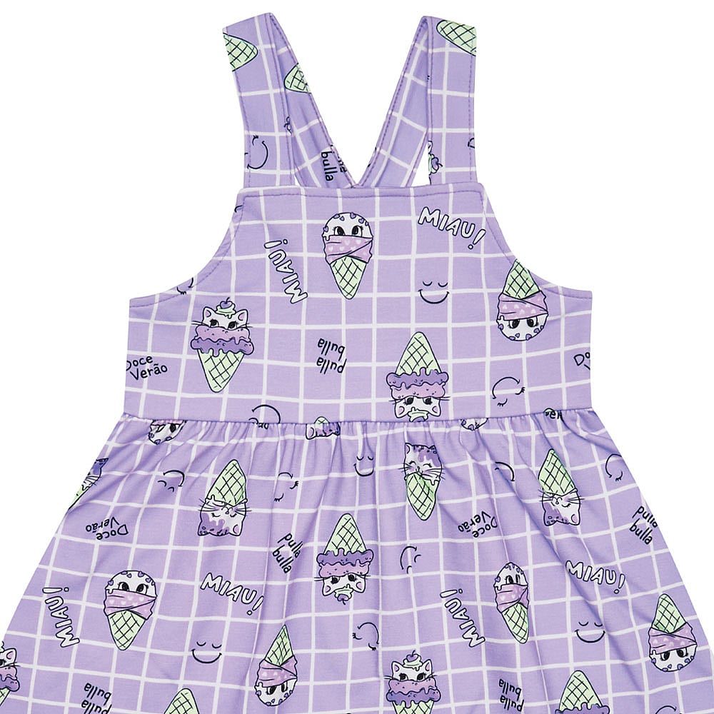 Conjunto Primeiros Passos Menina - Sublimado Lilás - 48308-1231