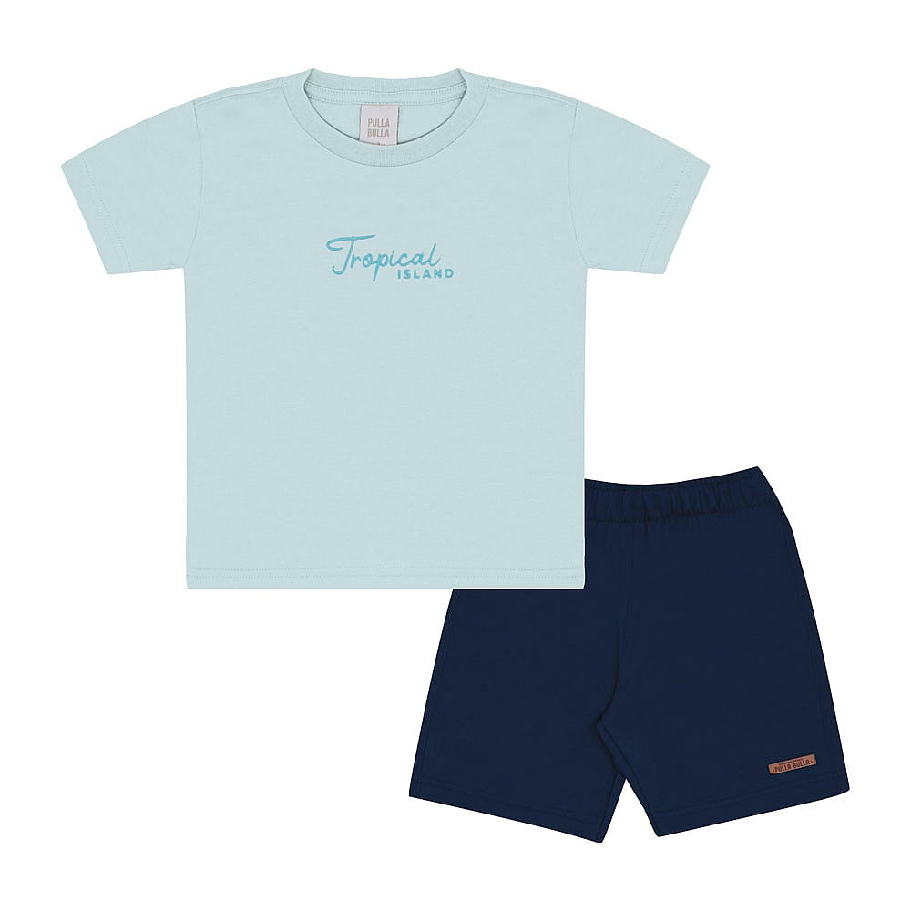 Conjunto Primeiros Passos Menino - Azul - 52269-69