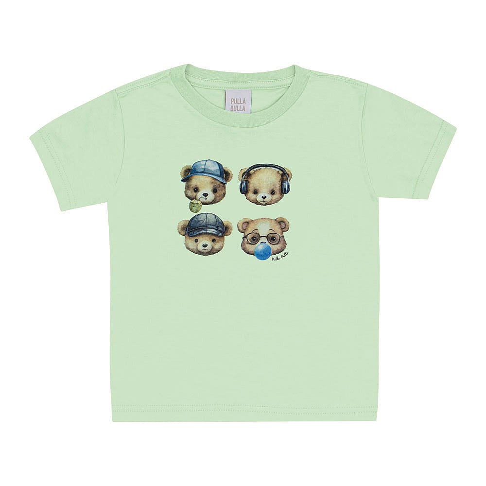 Conjunto Verde Primeiros Passos Pulla Bulla Menino - 53379-1262