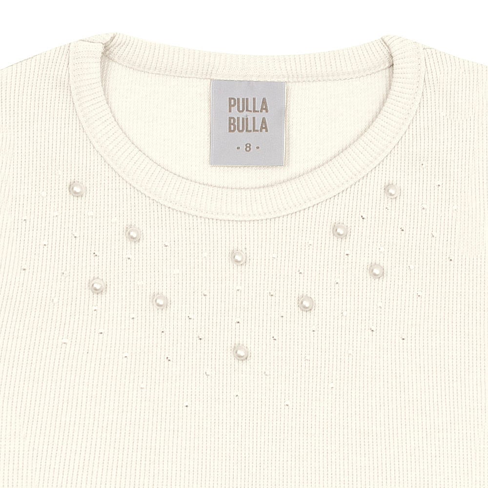 Blusa Bege Infantil Pulla Bulla Menina - 53403-1271