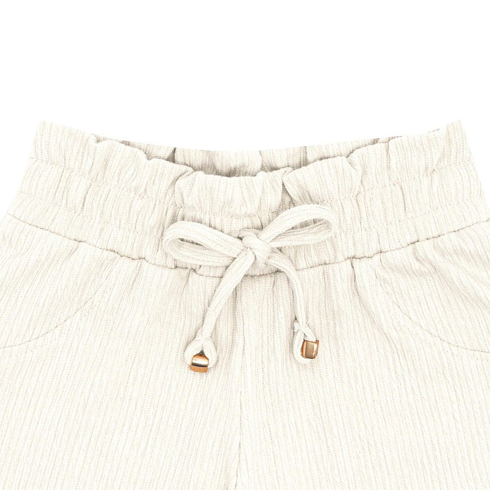 Short Primeiros Passos Menina - Bege - 52205-1271