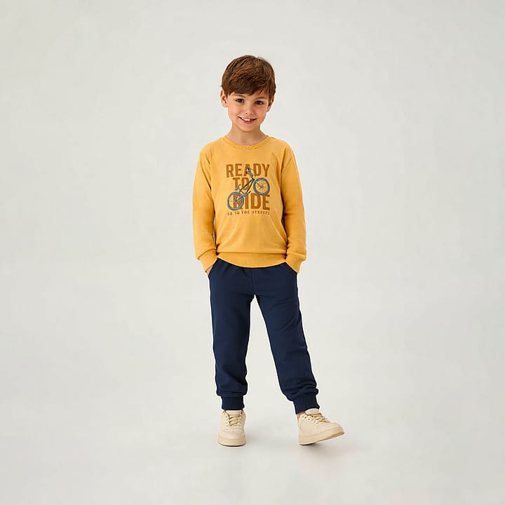 Calça Marinho Infantil Pulla Bulla Menino - 55367-58