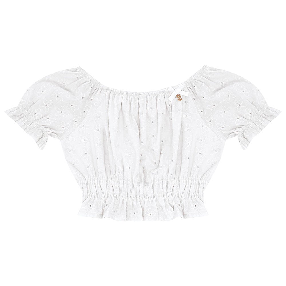 Conjunto Infantil Menina - Branco - 52328-3