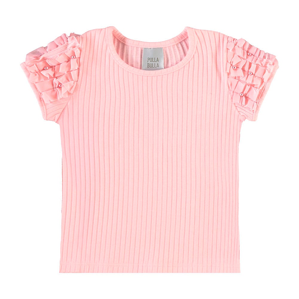 Conjunto Rosa Primeiros Passos Pulla Bulla Menina - 55631-1467