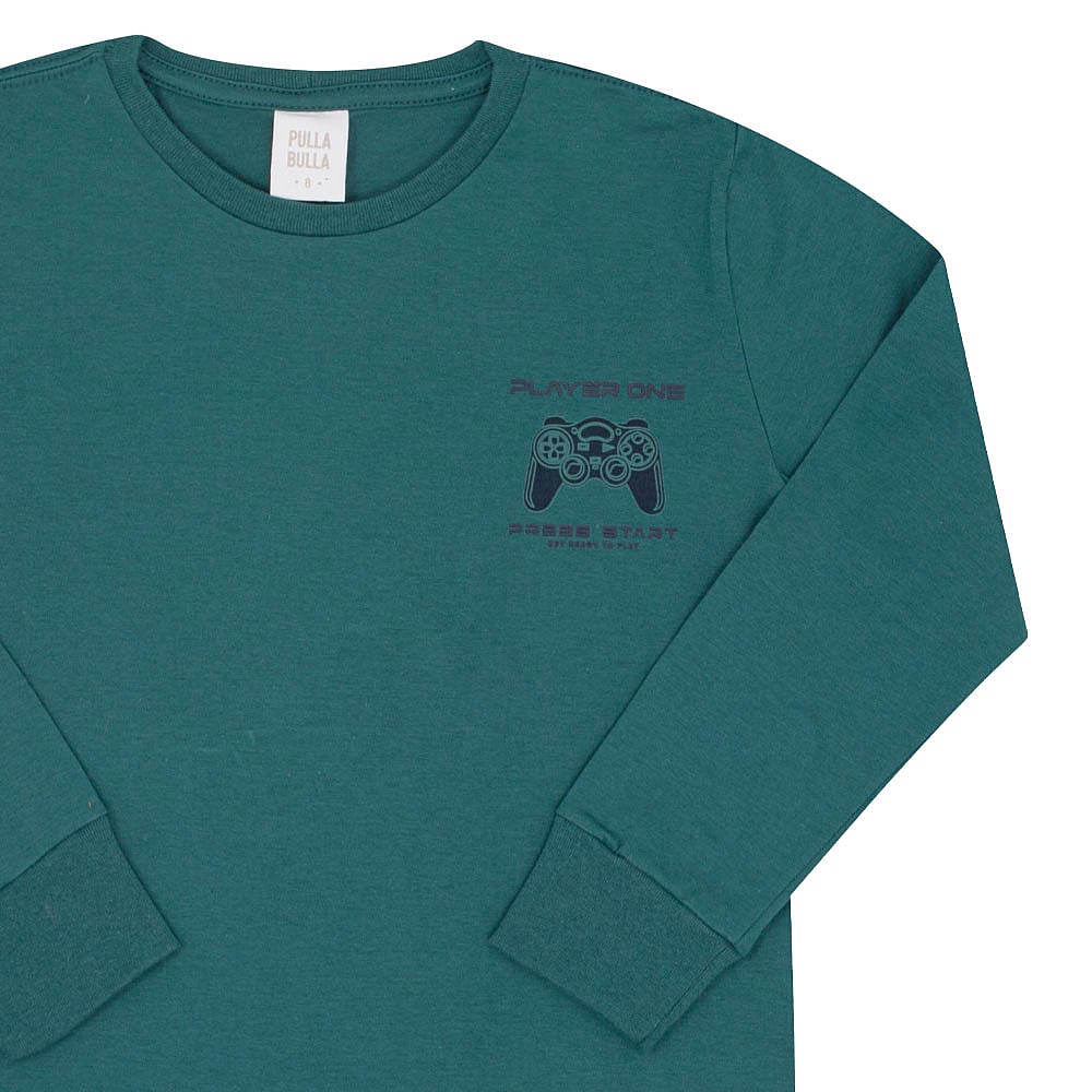Camiseta Infantil Menino - Verde - 52858-621