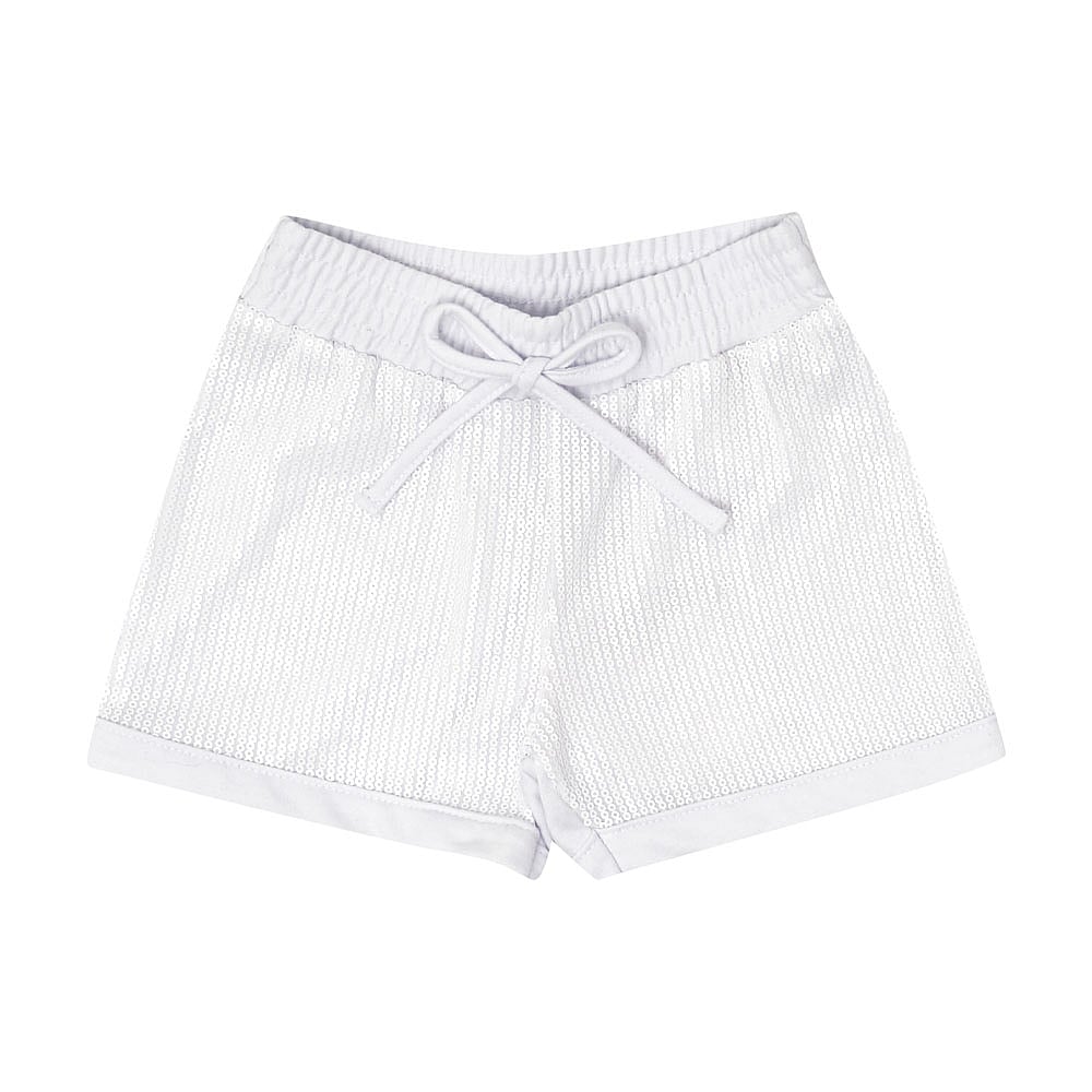 Shorts Primeiros Passos Menina - Branco - 49206-3