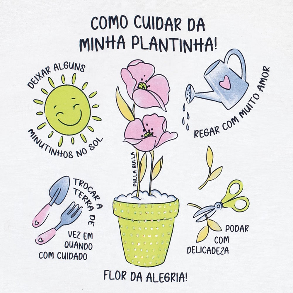 Conjunto Primeiros Passos Menina - Branco - 50628-3