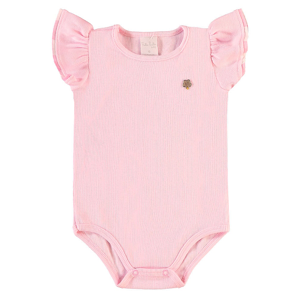 Conjunto Rosa Bebe Pulla Bulla Menina - 55521-1470