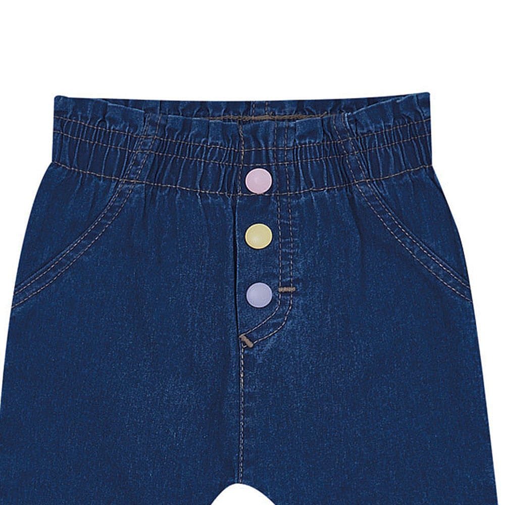 Calça Bebê Menina - Jeans - 48605-1113
