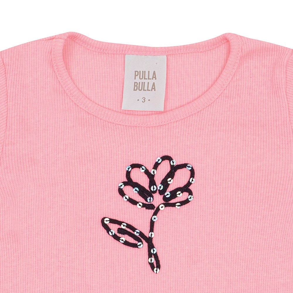 Conjunto Rosa Primeiros Passos Pulla Bulla Menina - 53328-1183