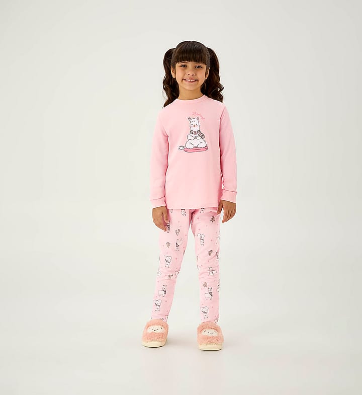 Pijama Rosa Juvenil Pulla Bulla Menina - 200930-11