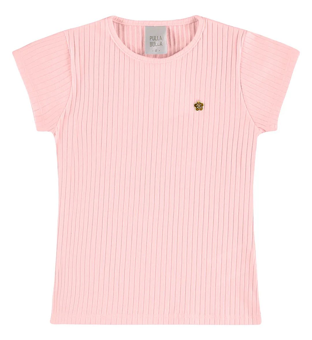 Blusa Rosa Infantil Pulla Bulla Menina - 55701-1183