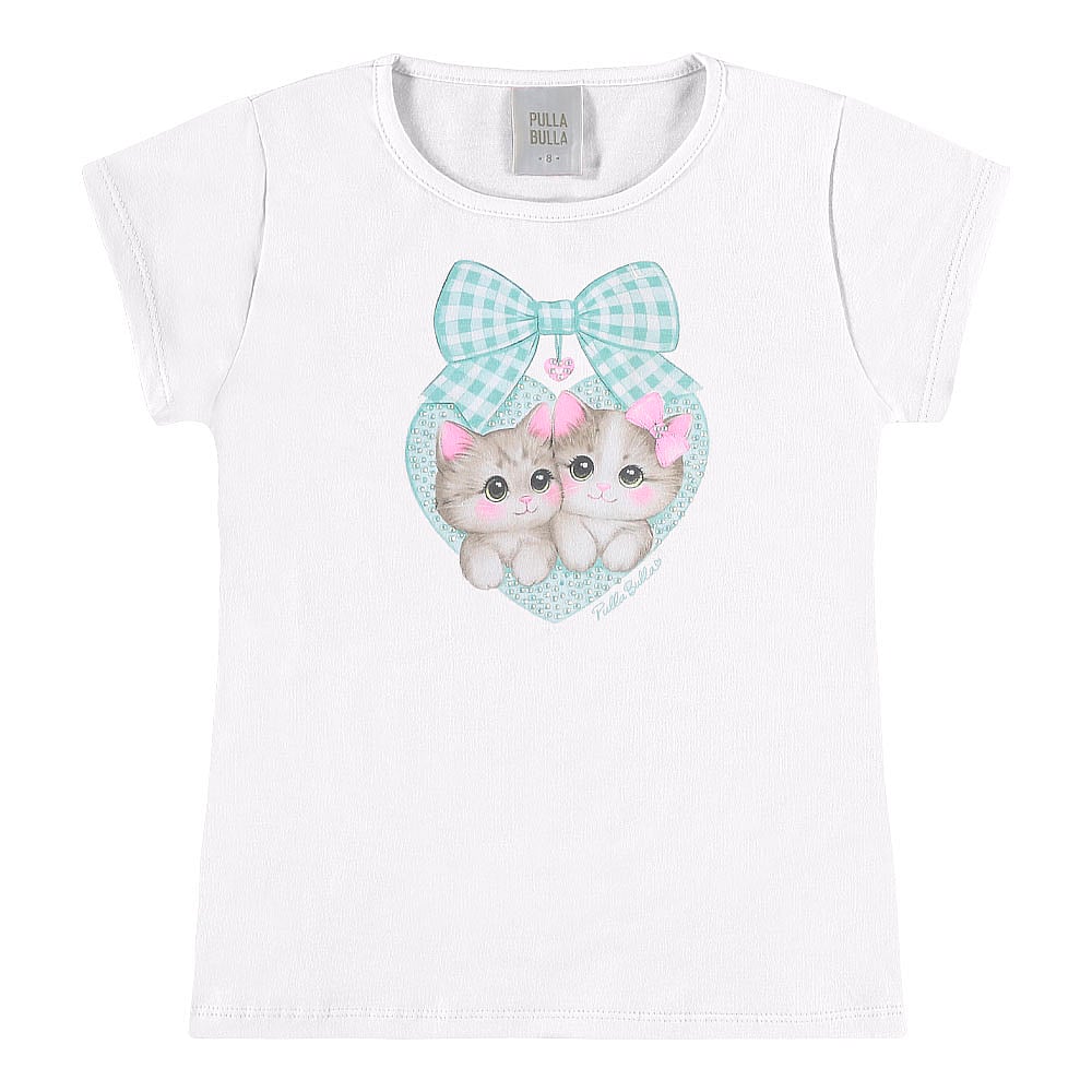 Conjunto Branco Infantil Pulla Bulla Menina - 55729-1413