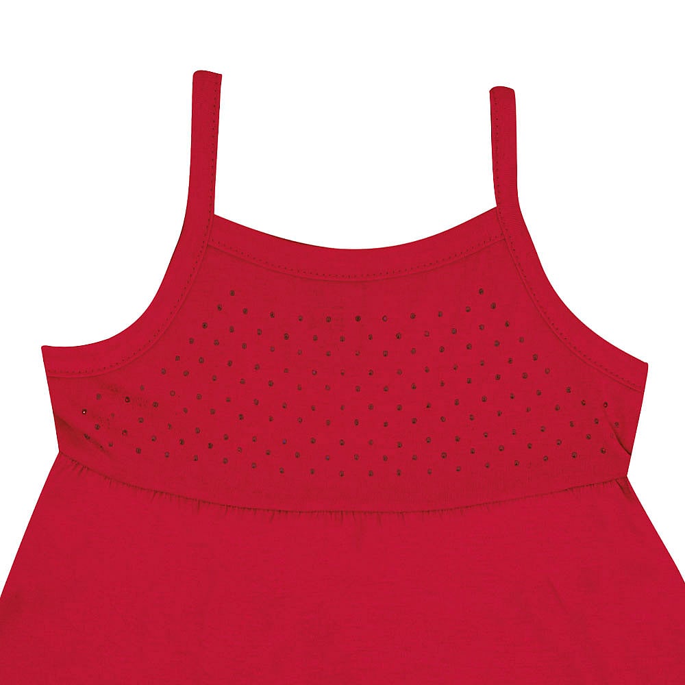 Vestido Primeiros Passos Menina - Vermelho - 52207-65