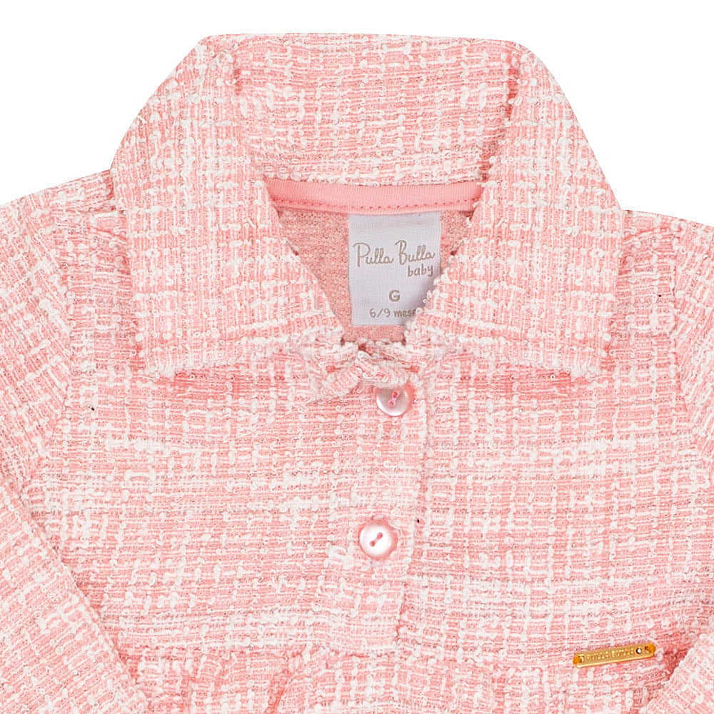 Vestido Bebe Menina - Rosa - 52617-11