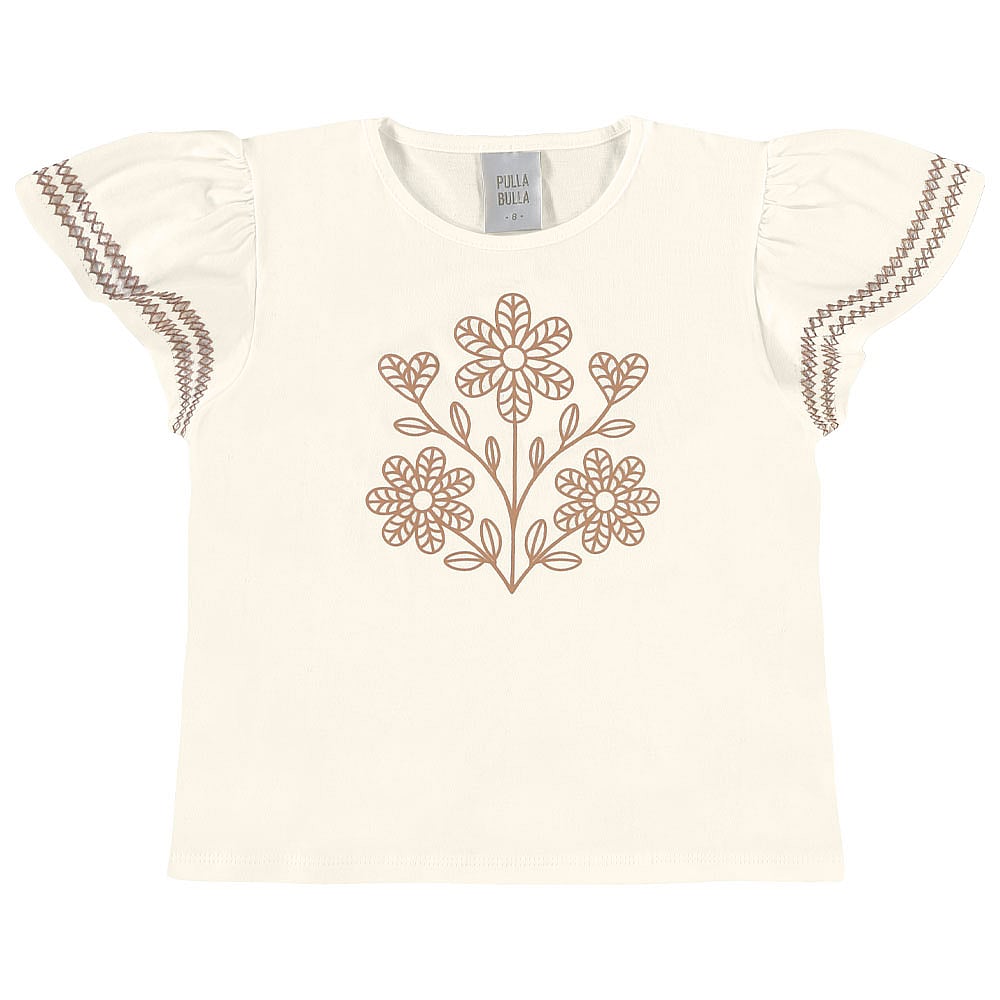 Conjunto Bege Infantil Pulla Bulla Menina - 55735-1449