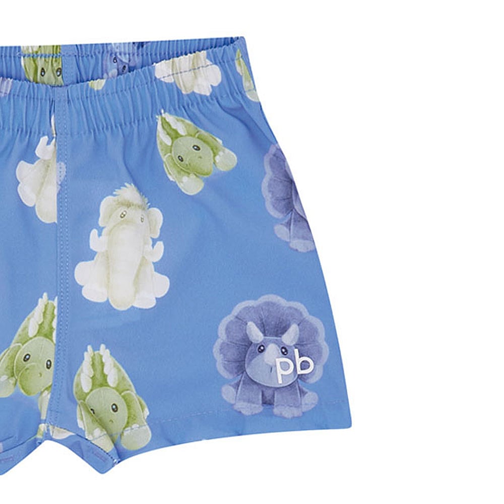 Shorts Bebê Menino - Sublimado Azul Celeste - 48656-1275
