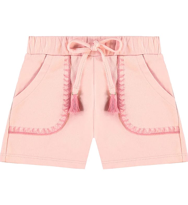 Short Rosê Primeiros Passos Pulla Bulla Menina - 55609-11