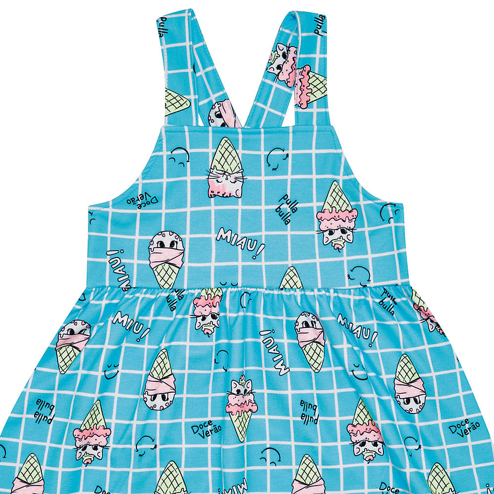 Conjunto Primeiros Passos Menina - Sublimado Turquesa - 48308-1214