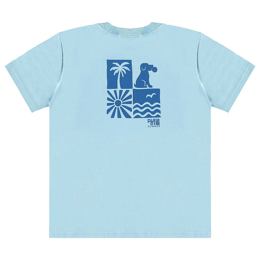 Conjunto Azul Infantil Pulla Bulla Menino - 55782-1415