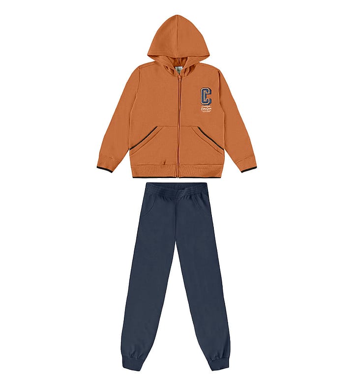 Conjunto Marrom Infantil Pulla Bulla Menino - 55385-600