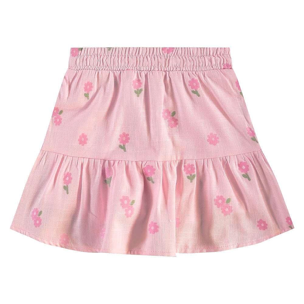 Conjunto Rosa Primeiros Passos Pulla Bulla Menina - 55625-121