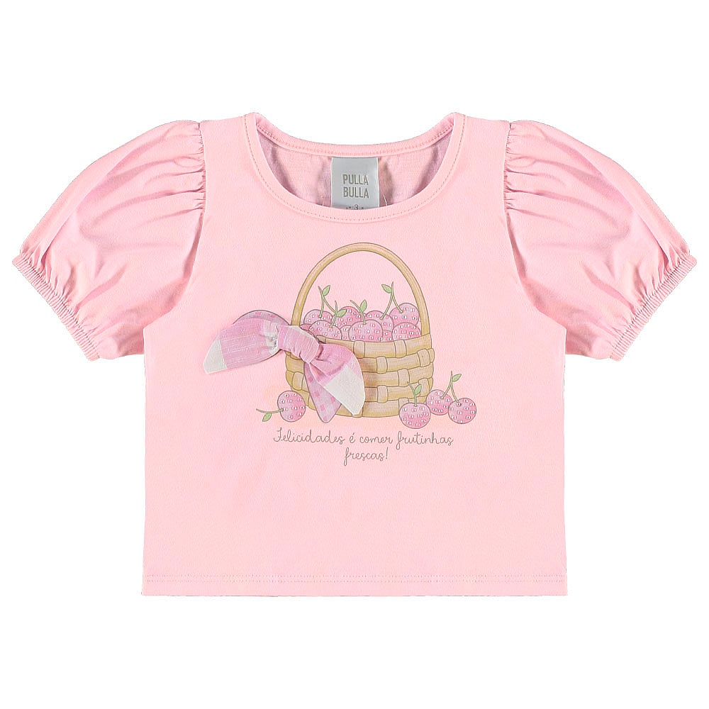 Conjunto Rosa Primeiros Passos Pulla Bulla Menina - 55624-1468