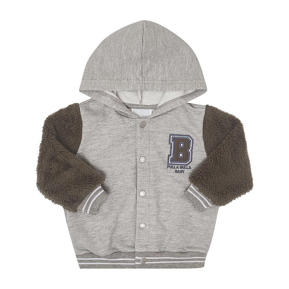 Conjunto Bebê Menino - Mescla Cinza - 50172-567