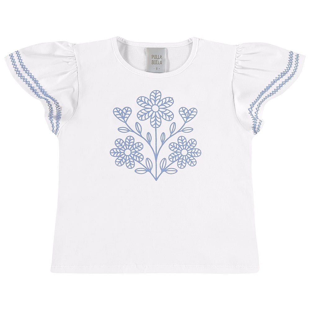 Conjunto Branco Infantil Pulla Bulla Menina - 55735-1324