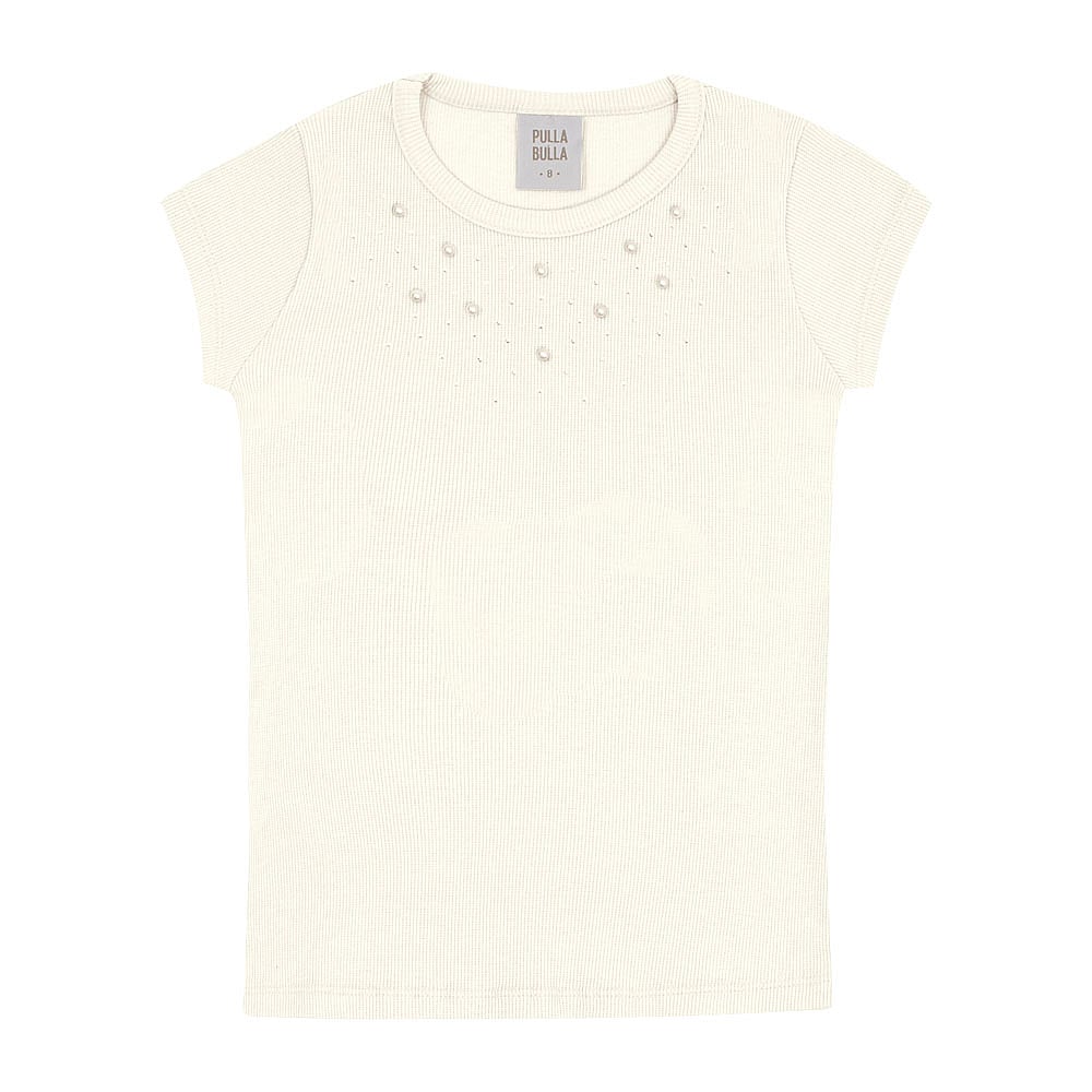 Blusa Bege Infantil Pulla Bulla Menina - 53403-1271